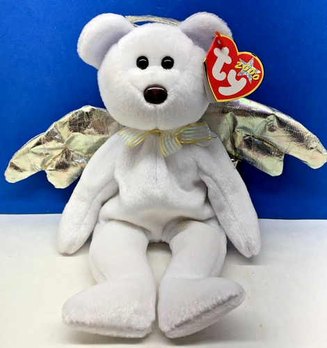 2000 Beanie Babys - Schneemädchen, Urlaub Teddy, Halo II & Aurora mit Hängeetiketten - Bild 7 von 21