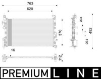 MotorküHler WasserküHler Premium Line Mahle Cr 2789 000P FüR Opel Corsa X15 Adam