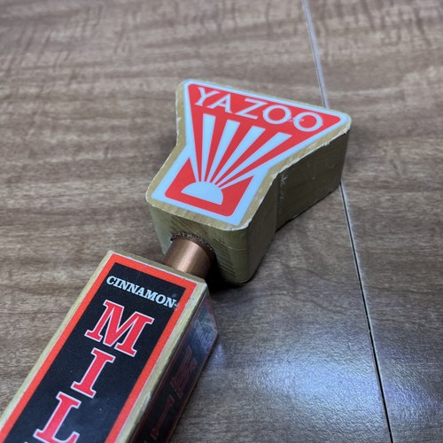 Yazoo Brewing Cinnamon Milk Stout Wooden Beer Tap Handle Nashville Tennessee - Picture 4 of 12