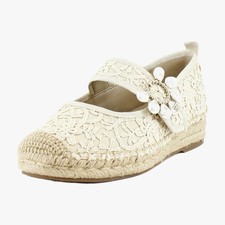 Sam Edelman Maddy Womens Flats Ivory/Natural Lace