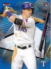 2020 Topps Finest Texas Rangers Nick Solak Base Blue 092/150