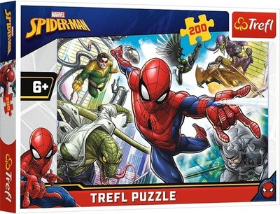 NEW Trefl Jigsaw Puzzle 200 Pieces 6+ Ages Spiderman Born to be a Superhero