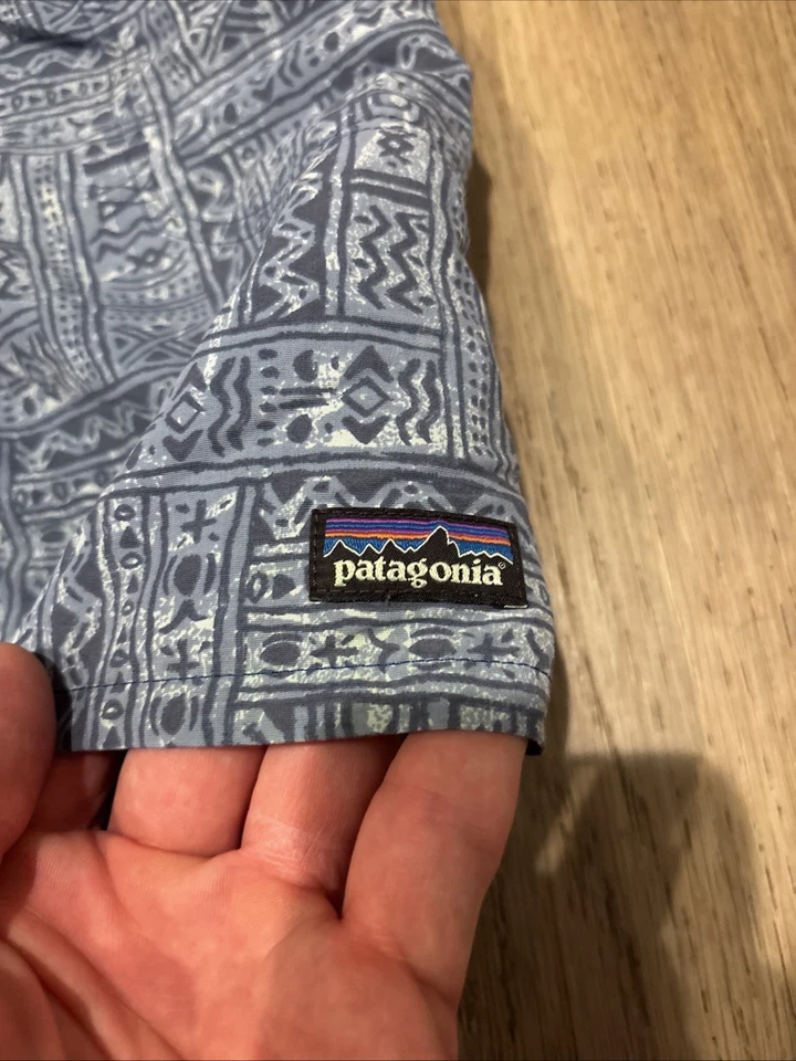 Pantalones Cortos Patagonia Jóvenes Niños Azul Mediano  Foto 3 de 4