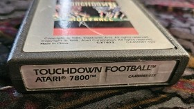 Atari 7800: TOUCHDOWN FOOTBALL Cartridge - Tested & WORKS