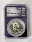 1962 Proof Silver Franklin Half Dollar 50C NGC PF 67