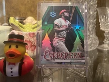 2025 Topps Holiday Joe Morgan Evergreen Insert Reds SP #E-19 Cincinnati Reds HOF