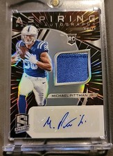 2020 Panini Spectra - Aspiring Patch Auto Michael Pittman Jr. #9 24/99 RPA