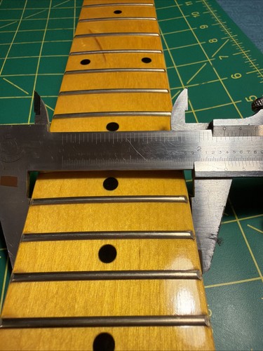 12 Saiten E-Gitarrenhals E-Gitarrenteile Ahorn Griffbrett 21 Bund - Bild 11 von 13