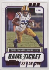 2021 Panini Contenders Draft Picks Game Ticket Red Clyde Edwards-Helaire #54 0r5