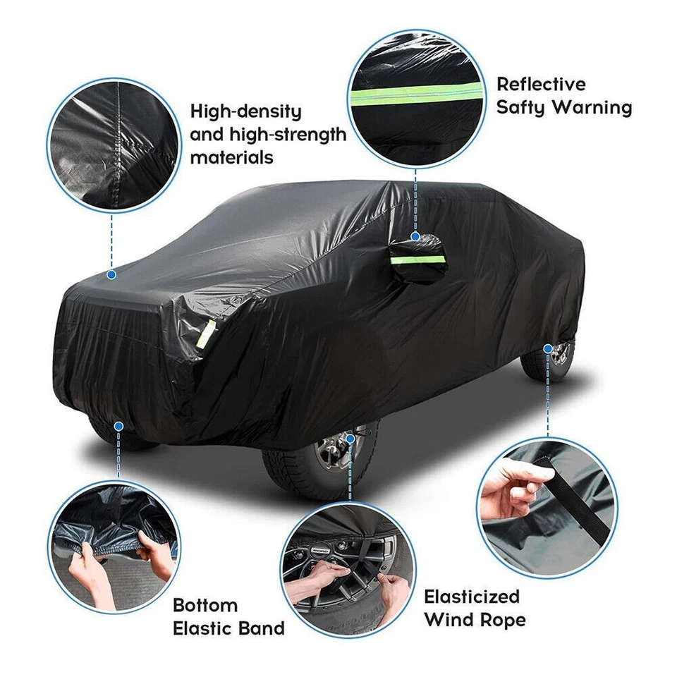 For Ford F150 F250 F350 Pickup Truck Car Cover Outdoor Sun Waterproof Protection Foto 2 de 4
