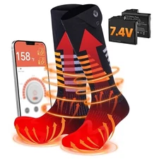 Heated Socks for Men Women, Large - US Men 8-10 / Women 9.5-11 (9.1-10.1in)