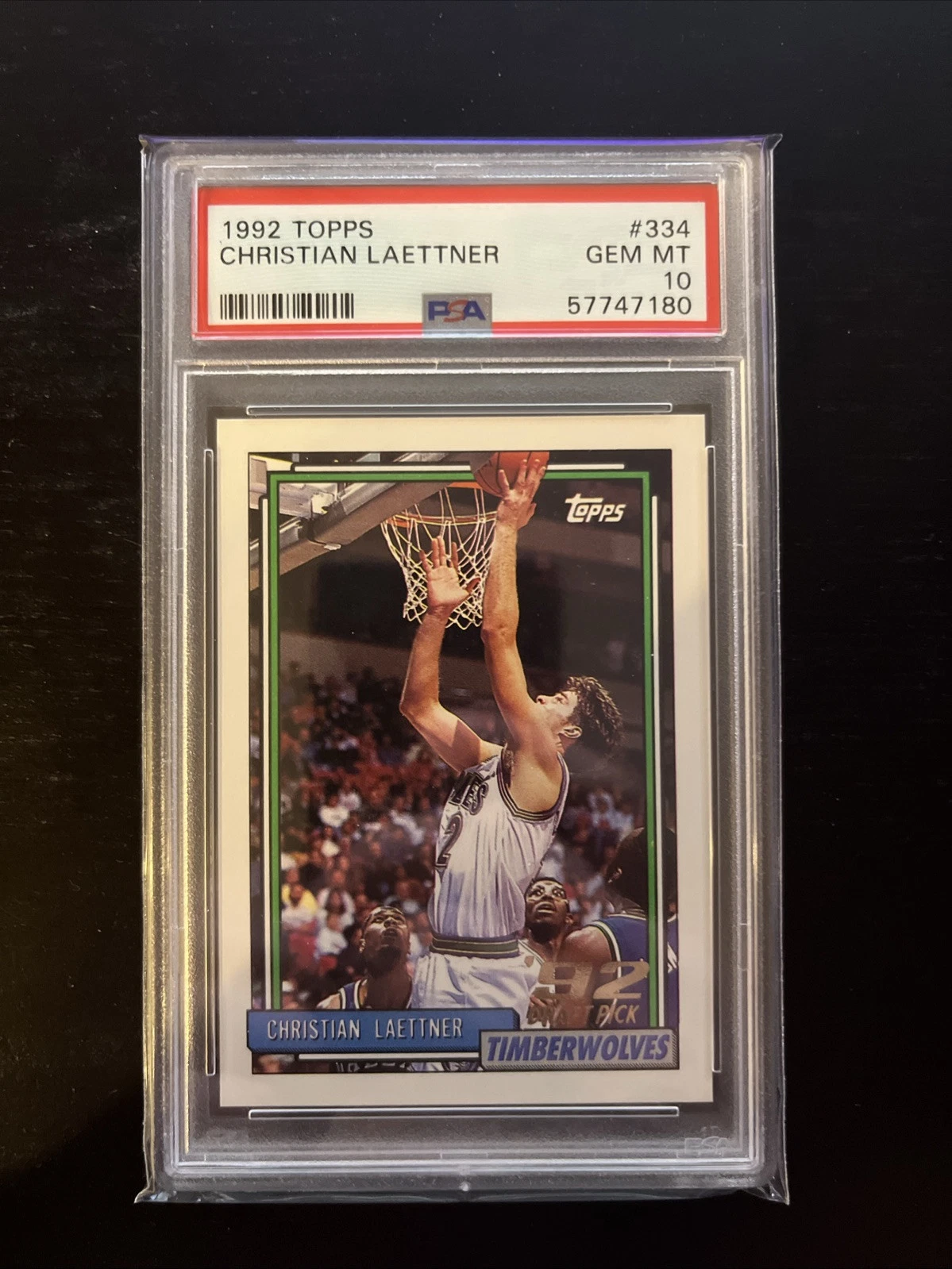 Christian Laettner trading card