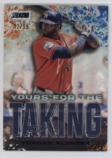 2025 Topps Stadium Club Yours For The Taking Turquoise 32/99 Yordan Alvarez 1az7