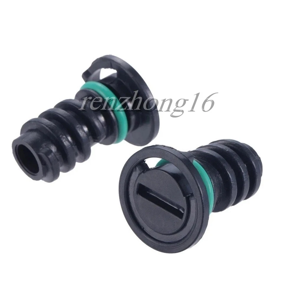 2Pcs Plastic Engine Oil Drain Plug with O-Ring for MERCEDES-BENZ A200 18-23 Foto 2 de 4