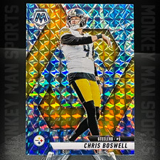 2025 Mosaic - Chris Boswell - #57 BLUE REACTIVE MOSAIC STEELERS MINT