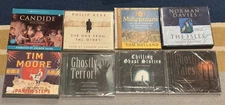 CD Audiobook collection x 8 various titles audio books Ghost Stories etc
