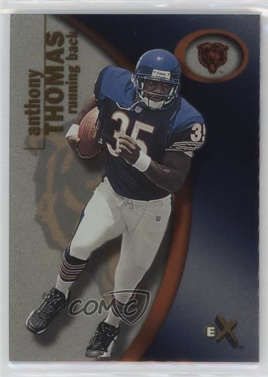 2001 Fleer E-X /1250 Anthony Thomas #132 Rookie RC 4pn
