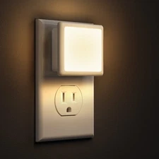 Night Lights Plug into Wall 2-Pack, 0.3W Plug in Night Light, Dusk to Dawn, 3...