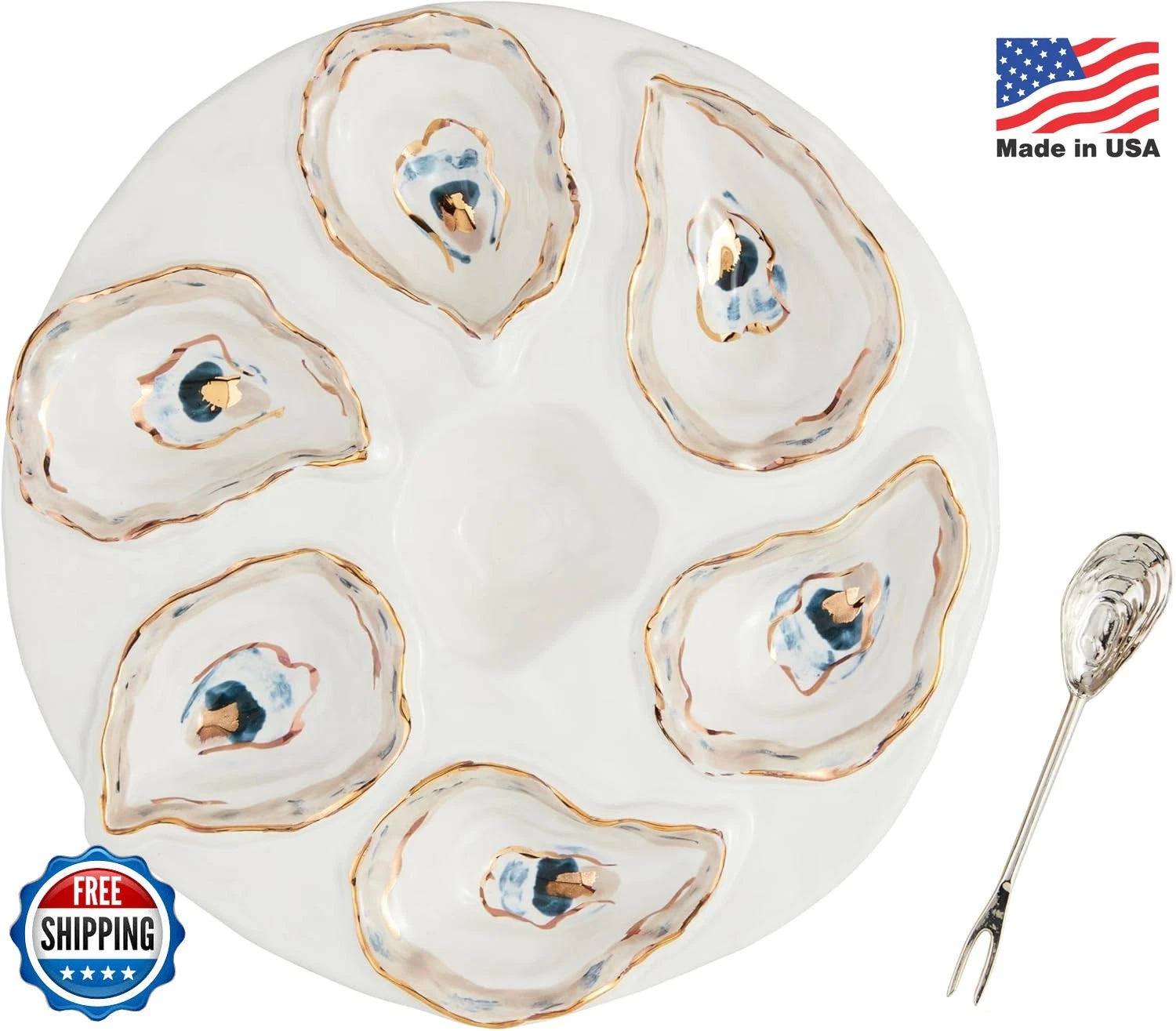 Mud Pie Oyster Server