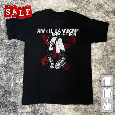New Avril Lavigne Under My Skin 20th Anniversary T Shirt Full Size S-5XL