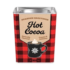 McSteven's Hot Chocolate, Winter Warmer Season's Greetings Red Plaid, 8 Ounce