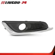 Fit For 2014-2017 Buick Regal Front Right Fog Light Bezel Cover With Chrome Trim