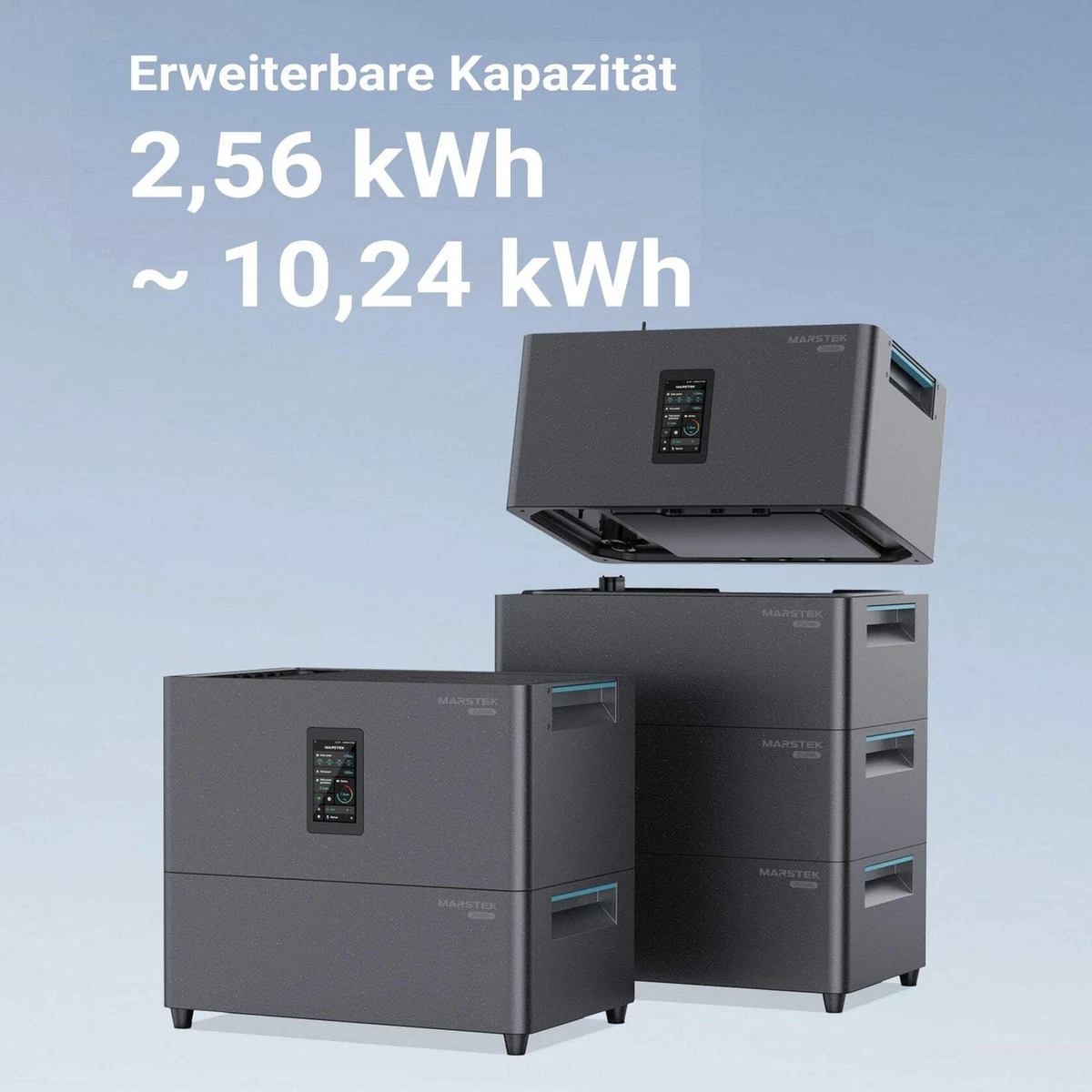 MARSTEK JC+ Erweiterungsbatterie – 2,56 kWh Erweiterung für JUPITER-C Plus Speic
