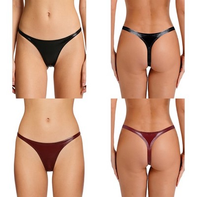 Damen Mini-Unterhosen Bühne Unterwäsche Leistung Mikro-Kurzberichte Dating Rave