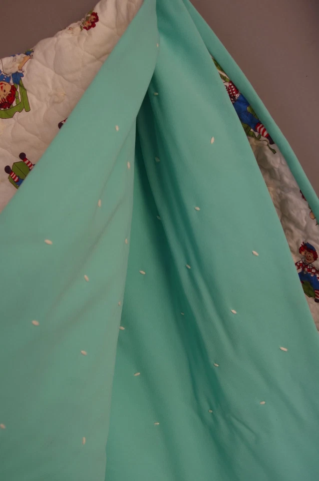 Edredón vintage Raggedy Ann AOP bebé niños 65 x 36 pulgadas Foto 2 de 4