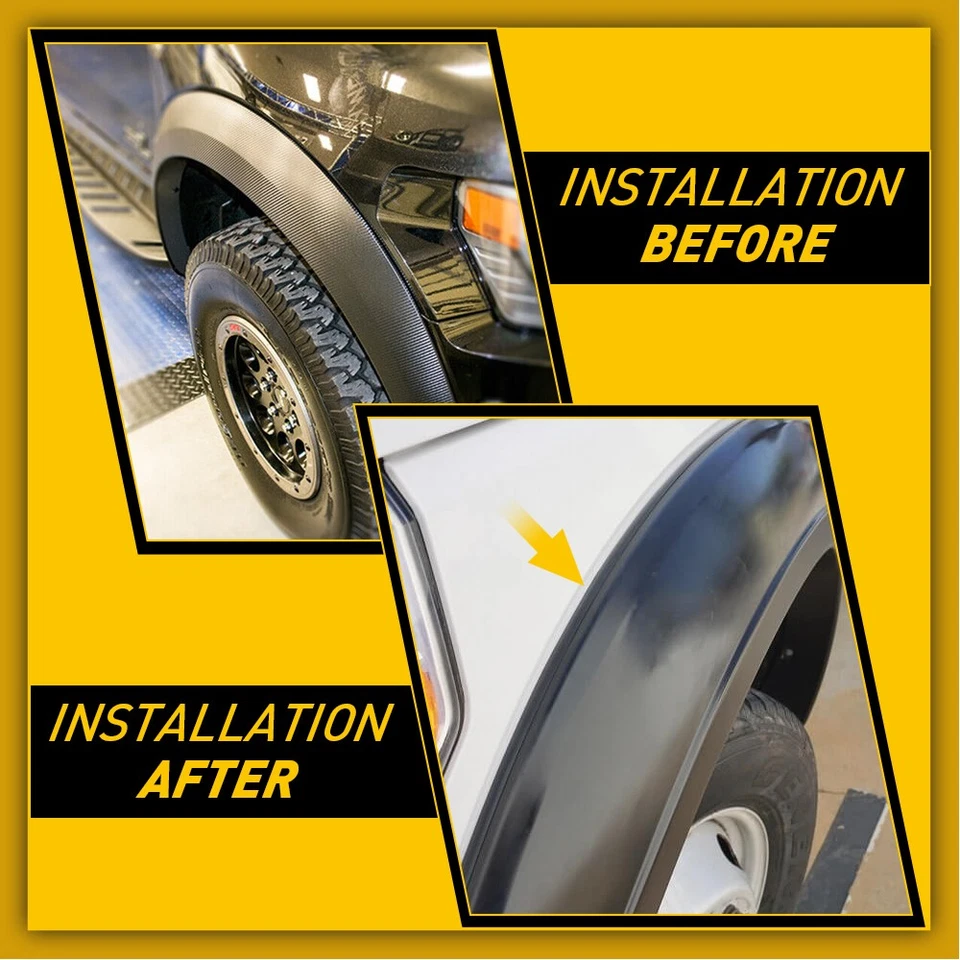 Tira de sello de goma universal de 29,5 ft para rueda de auto camión guardabarros borde acampanado Foto 3 de 4