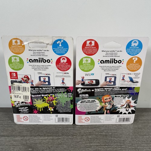 Nintendo Amiibo Orange Inkling Girl Pink Inkling Girl | Switch | Splatoon - Bild 5 von 8