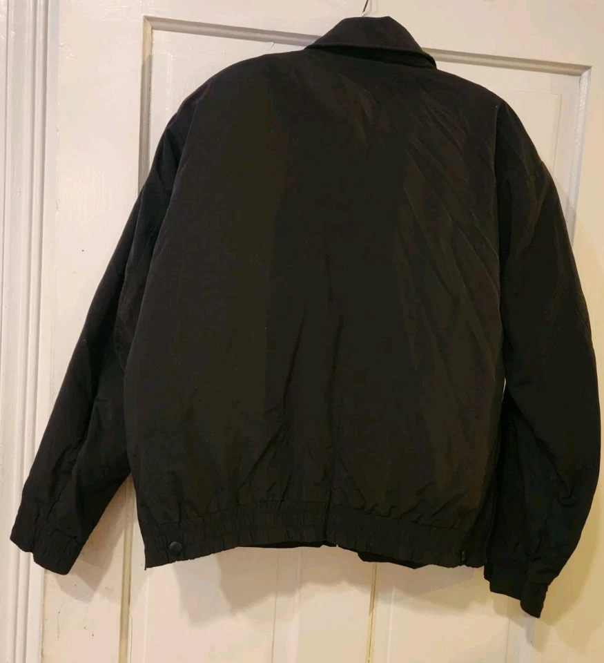 Vtg Tarrant County Texas Sheriff's Dept. Black Patrol Jacket Large Reg Med Read - Image 3 of 4