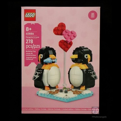 ミニピンLOVE✩.*˚ LEGO 40886 Penguins In Love Limited Edition Valentine's Day New