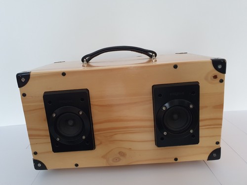 CREATIVE 2.1 SPEAKER HANDMADE IN WOODEN BOX - Picture 7 of 24