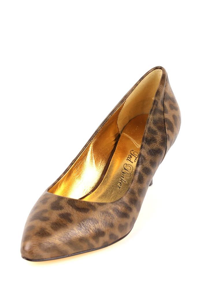 Ted Baker Women's $240 Ondrea Multi Leopard Designer Pump Shoes Heel NEW Classic image 5