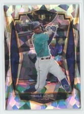 2021 Panini Select Cracked Ice Prizm Kyle Lewis 09/25 Seattle Mariners