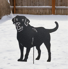 Labrador Retriever Garden Stake