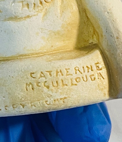 Rustic Rare Antique Catherine McCullough Figurine Soapstone Laddie 1930s - Picture 9 of 19
