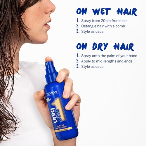 REVLON UNIQ ONE Treatment Hair Repair Softness Frizz Control Blue Nxt Day Post - Picture 4 of 6