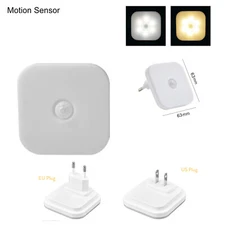 Motion Sensor Led Night Light Eu Us In Lamp Energy Basic Cool Pir Wireless Sleep