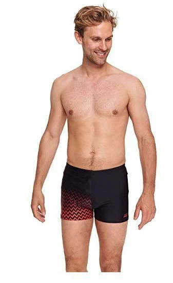 Zoggs Men s Chevron Hip Racer Swim Shorts Swimming Trunks