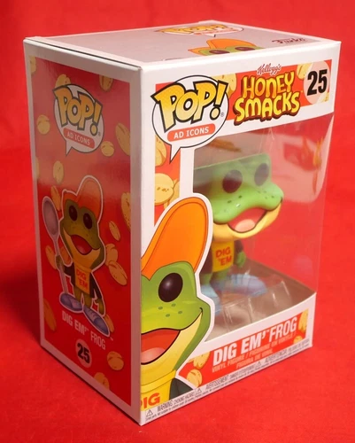 Honey Smacks Dig Em' Frog Funko Pop Ad Icons #25 MIB