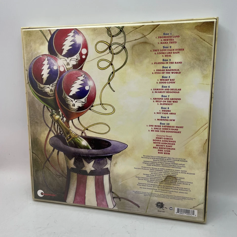 Grateful Dead Live At The Cow Palace New Year's Eve 1976 Vinyl 5xLP 2025 SEALED - Image 2 of 2