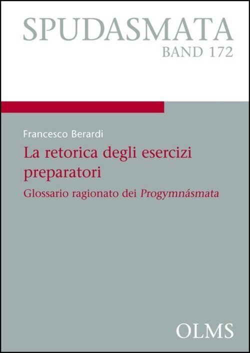 Thumbnail - La Retorica Degli Esercizi Preparatori: Glossario Ragionato Dei