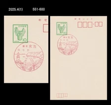 Lighthouse,Banana Tree,Fruits,Food,Tourism,Island,Japan Postmark,Postal Card,PSC