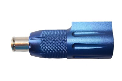 Warrior ASA On Off Anschluss Air Source Adapter BLAU  PaintNoMore Paintball 