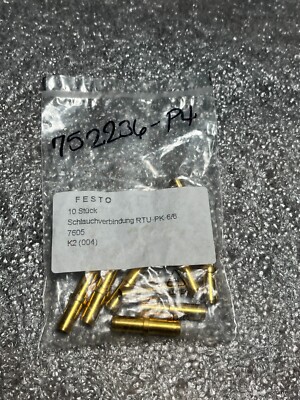 LOT OF 10 NEW Festo tube connector RTU-PK-2/3 19542 #LM