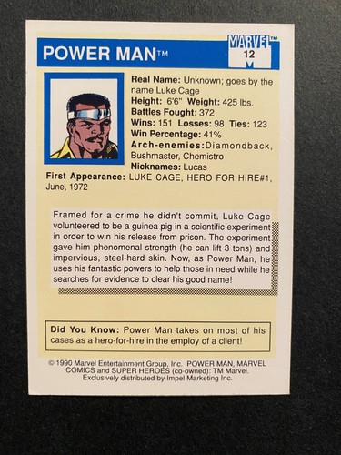 Finish Your Set - 1990 Impel Marvel Universe Series 1 Cards - Combined Shipping - Picture 25 of 329