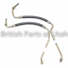 Range Rover Classic Engine Oil Cooler Pipe Hose Tube Upper Lower Pair 1993~1994