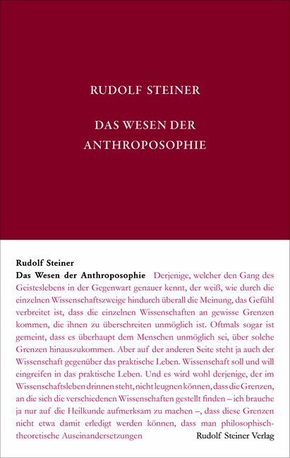Thumbnail - Das Wesen Der Anthroposophie Von Rudolf Steiner